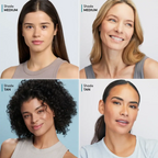 Diverse women with healthy skin showcasing skincare results at SF Wellness clinic.