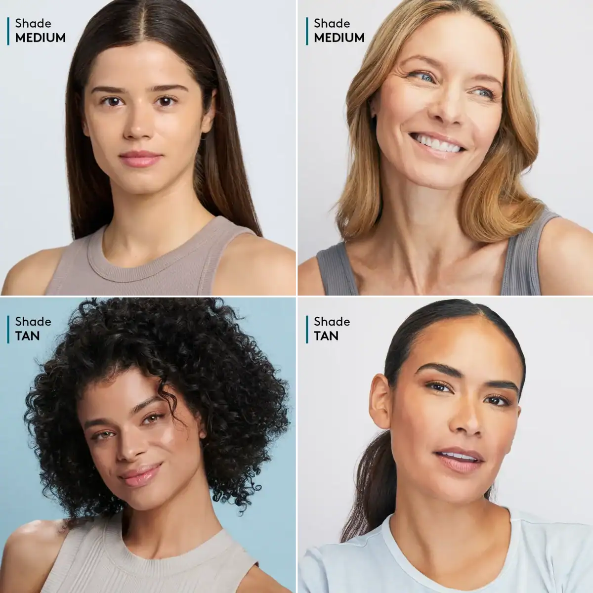Diverse women with healthy skin showcasing skincare results at SF Wellness clinic.