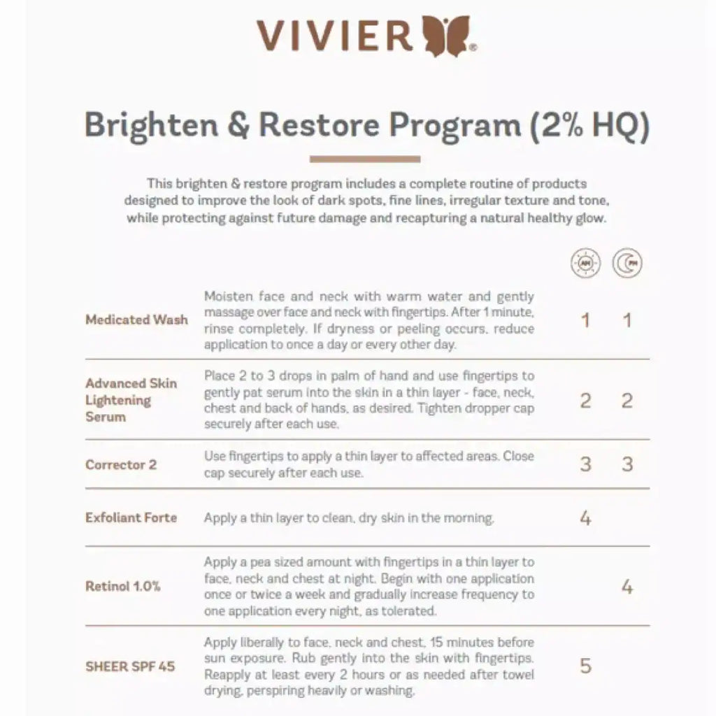 Vivier | Brighten & Restore Program (2% HQ)