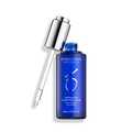 ZO Skin Health Clarifying Serum in blue bottle with dropper for skin clarity.