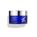 ZO Skin Health exfoliating facial polish in blue jar with silver lid, ideal for skincare routines.