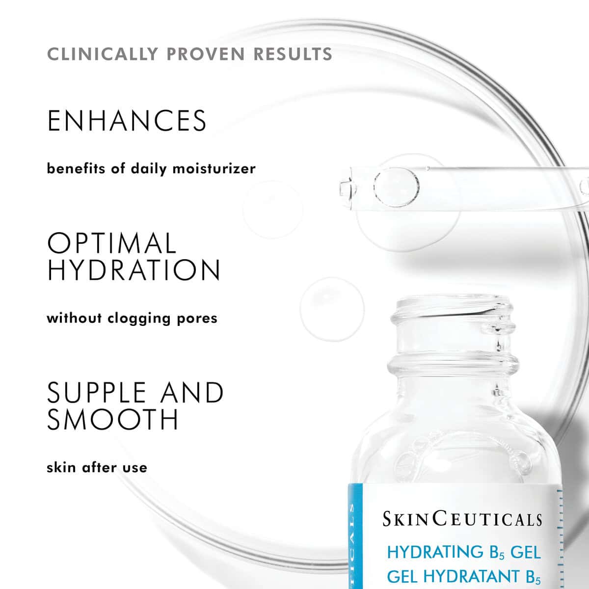 Hydrating B5 Gel for skin hydration and smoothness.
