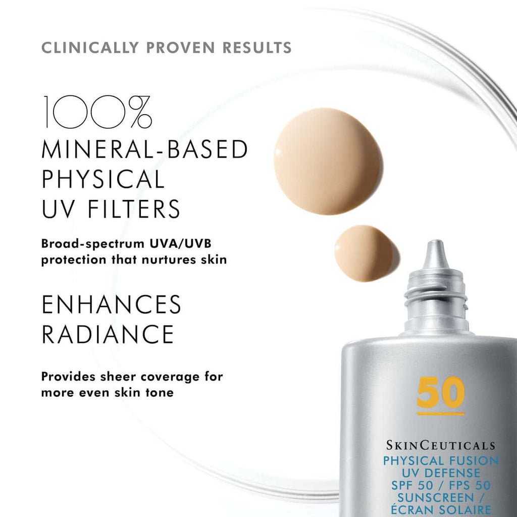 Mineral-based physical UV filters providing broad-spectrum UVA/UVB protection for healthy skin.