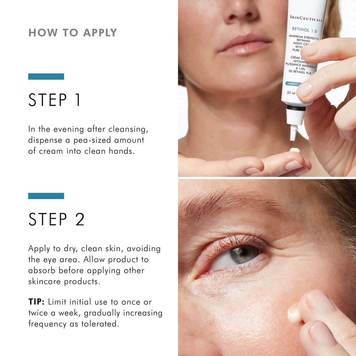 Hydrating skincare routine with moisturizer application.