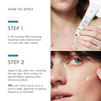 Moisturizer application steps for healthy skin.