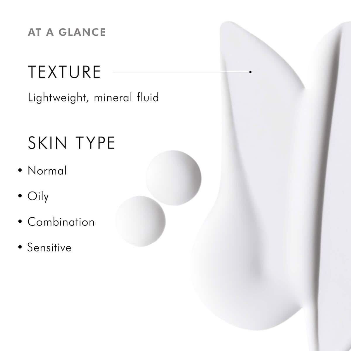 Image of lightweight mineral fluid for skin hydration and health at SF Wellness.