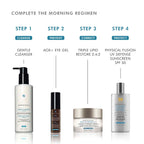 Gentle cleanser bottle for skincare routine at SF Wellness clinic.