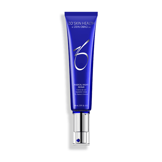 Zo Skin Health Radiant Night Repair Cream for skin rejuvenation and hydration.