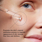 Close-up of a woman receiving skin exfoliation treatment for clear, healthy skin at SF Wellness.