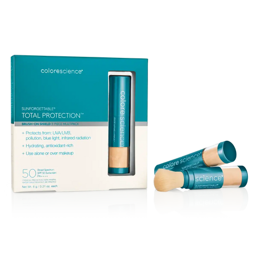 Colorescience SPF 50 lip balm with natural shade, hydrating and sun protection for lips.